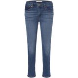 Mid-Rise Boyfriend Jeans - Blauw - 60% Katoen - 16% Polyester - 23% Viscose