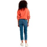 Mid-Rise Boyfriend Jeans - Blauw - 60% Katoen - 16% Polyester - 23% Viscose