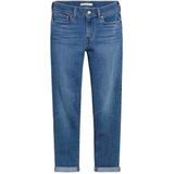 Mid-Rise Boyfriend Jeans - Blauw - 60% Katoen - 16% Polyester - 23% Viscose