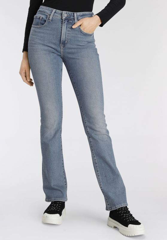 Levi's - 725 High Rise Bootcut Jeans - Blauw - TENCEL™ Lyocell