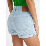 Levi's - 501 Rolled Shorts - Denim - Blauw - 100% Katoen