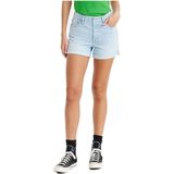 Levi's - 501 Rolled Shorts - Denim - Blauw - 100% Katoen