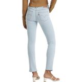 Levi's - Jeans - Dames - Blauw - Katoen - Skinny Jeans