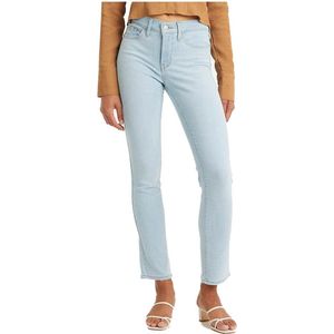 Levi's - Jeans - Dames - Blauw - Katoen - Skinny Jeans