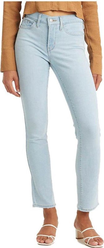 Levi's - Jeans - Dames - Blauw - Katoen - Skinny Jeans
