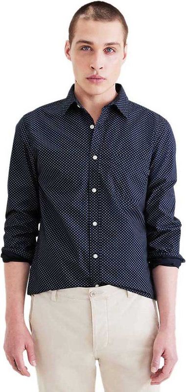 Dockers - Slim Icon - Overhemd - Blauw - Met Lange Mouwen