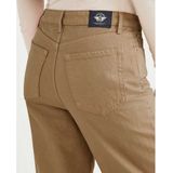 Dockers High Waist Straight Cut Spijkerbroek Beige 27 Vrouw
