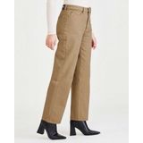Dockers High Waist Straight Cut Spijkerbroek Beige 27 Vrouw