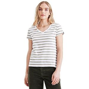 Favorite V-Neck Tee Slim Montara Forest Fog L -