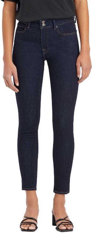 Levi's dames 711™ Double Button, Blue Wave Rinse, 26W / 30L