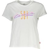 Levi's - 501 Graphic Tee - T-shirt - Wit - Korte Mouwen