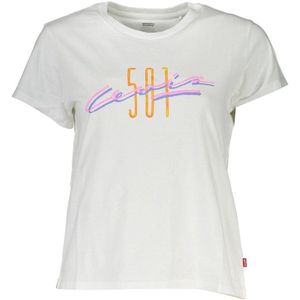 Levi's - 501 Graphic Tee - T-shirt - Wit - Korte Mouwen