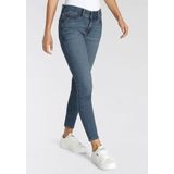 Levi's dames 711™ Double Button, Blue Wave Mid, 23W / 28L