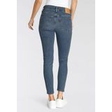 Levi's dames 711™ Double Button, Blue Wave Mid, 23W / 28L