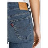 Levi's dames 711™ Double Button, Blue Wave Mid, 23W / 28L