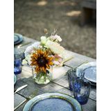 Cosy & Trendy - Laguna - Serviesset - Blauw-Grijs - Steengoed - 24-delig voor 6 Personen