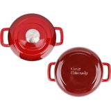 Cosy & Trendy - Braadpan - Rood - Gietijzer/Emaille - 2.7 Liter