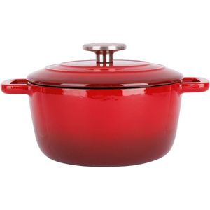 Cosy & Trendy - Braadpan - Rood - Gietijzer/Emaille - 2.7 Liter