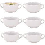 Cosy & Trendy - Soepkommen Essential - Wit - D11 x H6 cm - Porselein - Stapelbaar