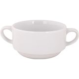 Cosy & Trendy - Soepkommen Essential - Wit - D11 x H6 cm - Porselein - Stapelbaar
