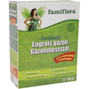 Famiflora gazonmeststof en mosdoder Fertimoss - 4kg voor 50m²