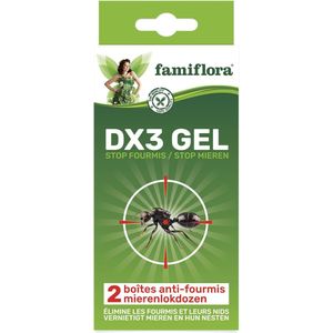 Famiflora DX3 Gel Stop Mieren - Twee mierenlokdozen