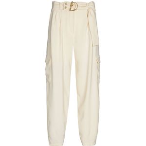 Caroline Biss, Dames, Broeken, Beige, Maat: 3XL
