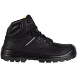 Safety Jogger - Vesuvio S3 Mid Z - Werkschoen - Zwart - Leer - Stalen Neus