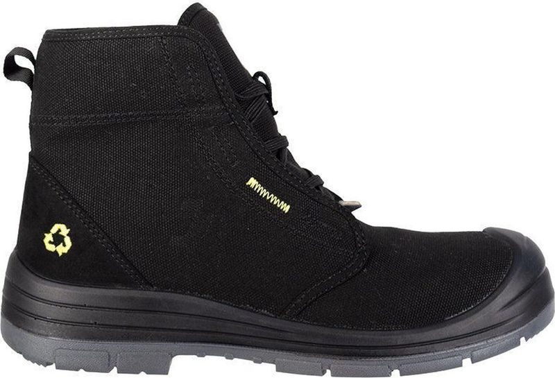 Safety Jogger - Ecodesert S1P - Werkschoen - Zwart - Gerecycled Canvas
