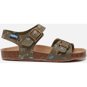 Kipling Sandalen groen leer - Heren - Maat 24