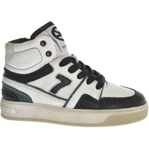 Kipling Aspen 1A White/green Jongens Sneaker - Wit Groen - 35