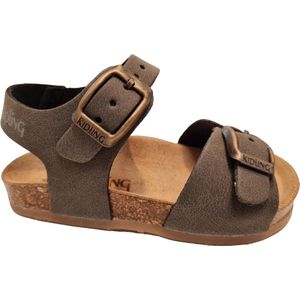 Kipling Sunset 1 dark grey 0850 Jongens Sandalen - Grijs - 29