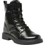 Kipling - Ella - Bikerboots - Zwart - Lakleer - Glitter Accent