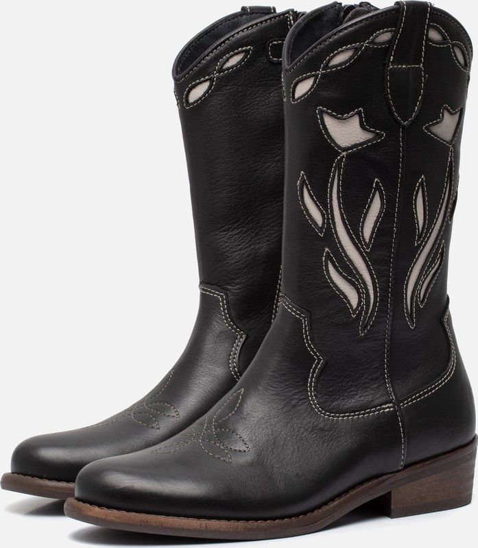 Kipling - El Paso - Cowboylaarzen - Zwart - Leer