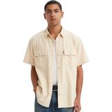 Levi's Jeans Overhemd - Kleur: Newman Ecru - Korte Mouwen - Drukknopen