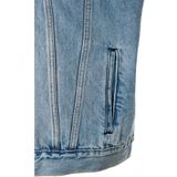 Levi's - Vest - Blauw - Katoen - Mouwloos