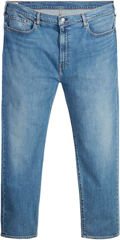 Design - Stretchbroeken - Effen - Denim - Light Washed - Regular Pasvorm