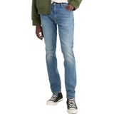 LEVI'S - 512 Slim Jeans - Blauw - Katoen - Slim Fit