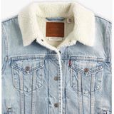 Levi's - Original Sherpa Trucker Jacket - Lichtblauw - Dames