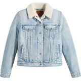 Levi's - Original Sherpa Trucker Jacket - Lichtblauw - Dames