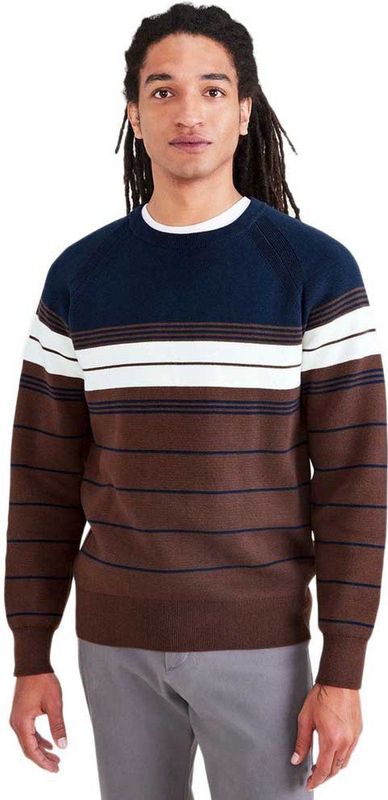 Dockers - Core Crew Trui - Bruin - Biologisch Katoen