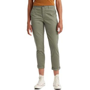Dockers - Weekend Regular Slim Ankle Fit Chino Broek - Grijs - Katoen Hennep Elastaan