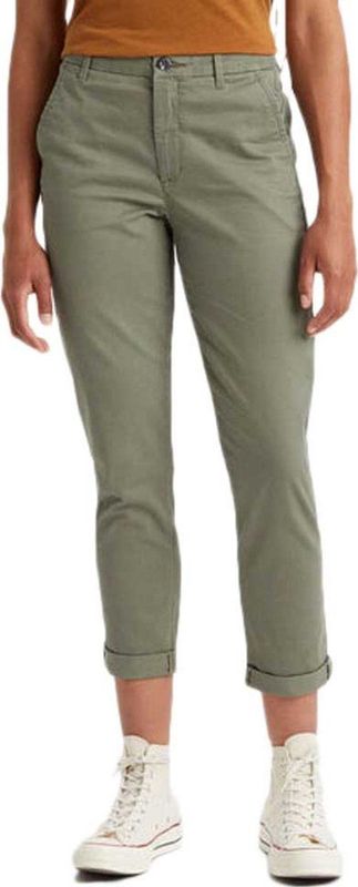 Dockers - Weekend Regular Slim - Chino Broek - Groen - 68% Katoen, 29% Hennep, 3% Elastaan