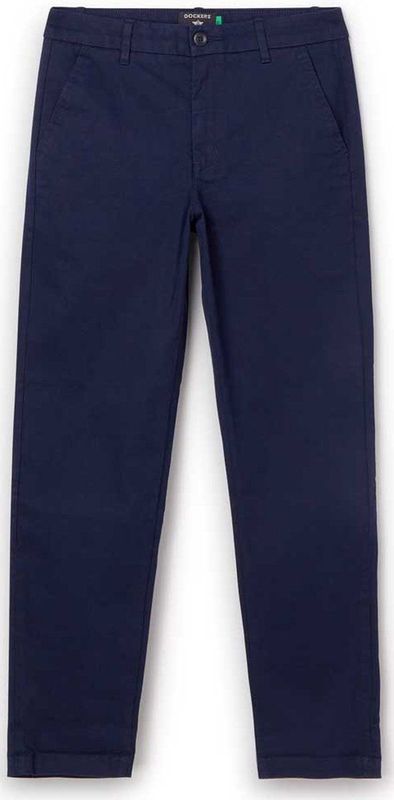 Dockers Weekend Regular Slim Ankle Fit Chino Broek Blauw Vrouw