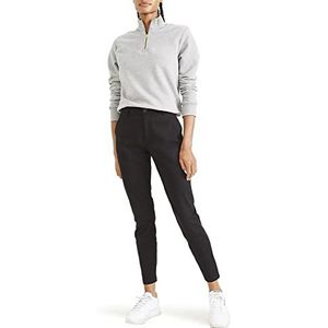 Dockers Weekend Chino skinny broek voor dames, mooi zwart, 31W extra lang, Mooi zwart.