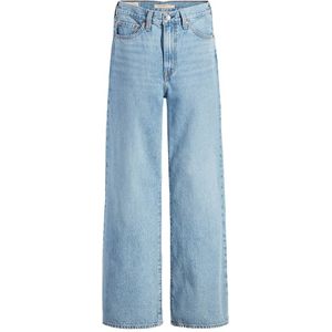 Levi´s - Ribcage Wide Leg - Spijkerbroek - Blauw - Katoen