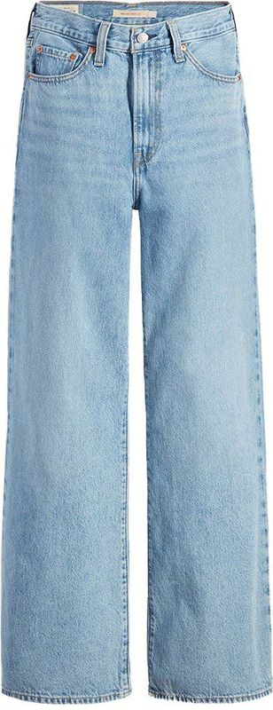 Levi´s - Ribcage Wide Leg - Spijkerbroek - Blauw - Katoen