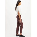Levi's - Jeans 724™ Coated Straight - Kastanje - Katoen