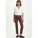 Levi's - Jeans 724™ Coated Straight - Kastanje - Katoen