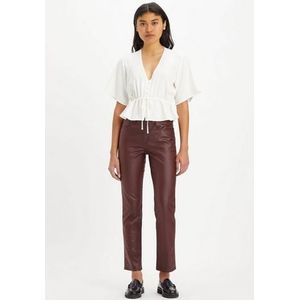 Levi's - Jeans 724™ Coated Straight - Kastanje - Katoen